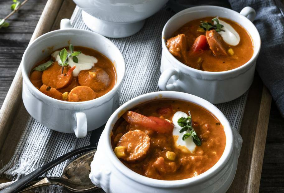 Deftiges Wurstgulasch