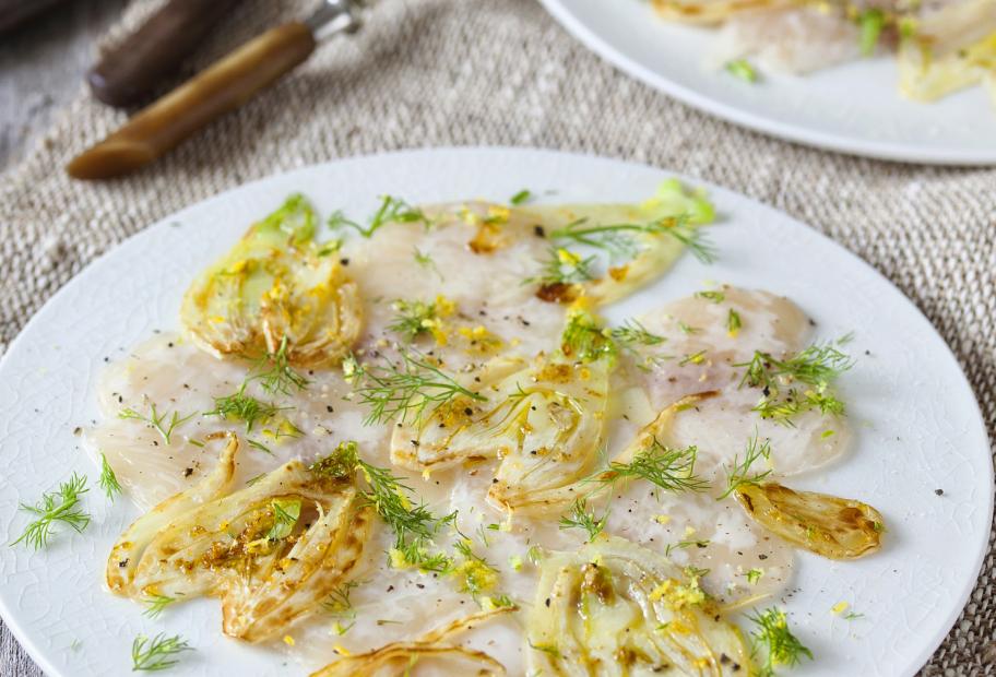 Forellencarpaccio mit Fenchel