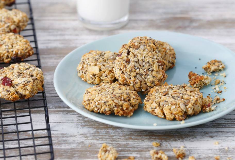 Müslikekse mit Haferflocken