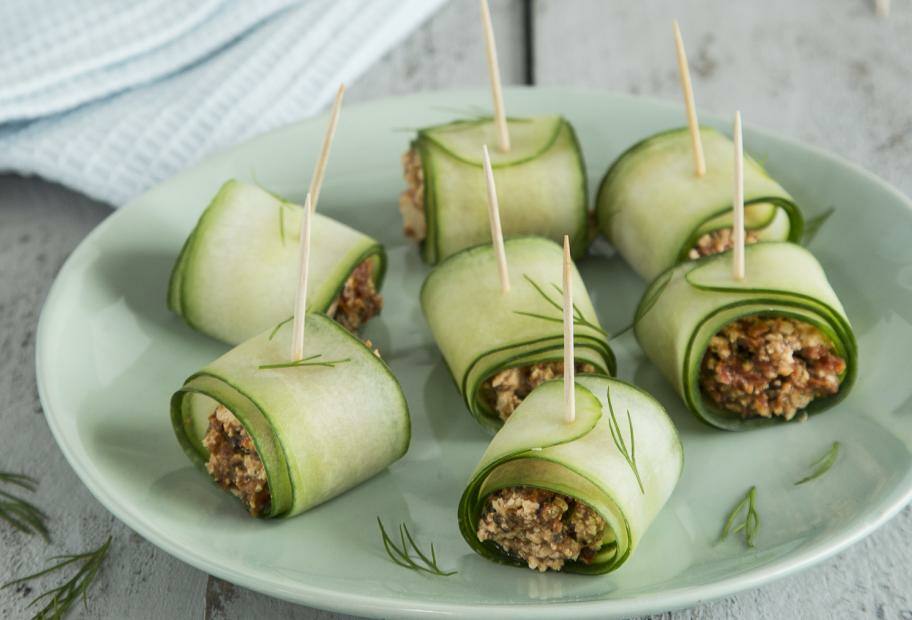 Gurken-Tofu-Röllchen