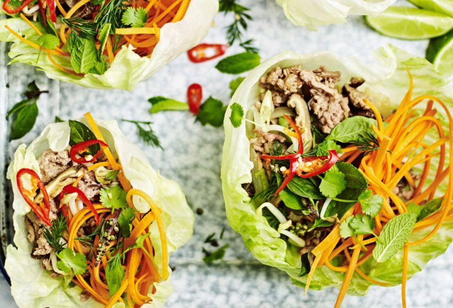 San Choy Bow mit Pute