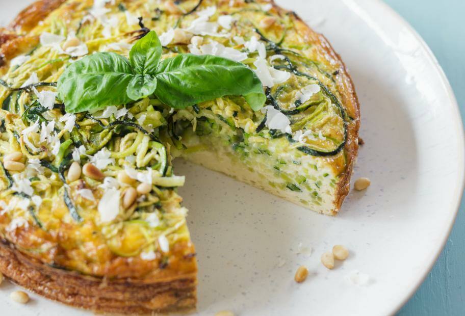 Zucchini-Nudel-Torte