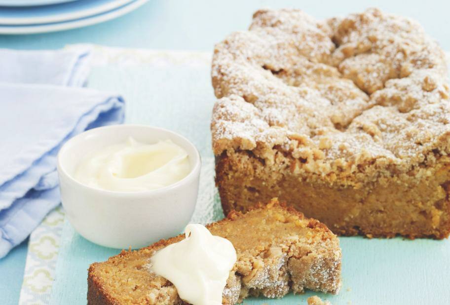 Süßkartoffel-Walnusskuchen