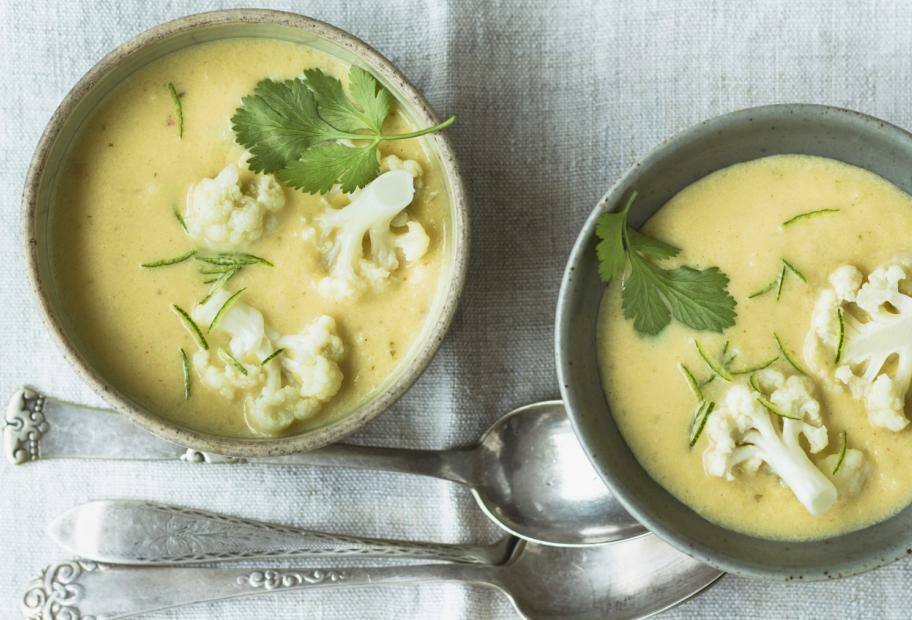 Blumenkohl-Ingwer-Suppe