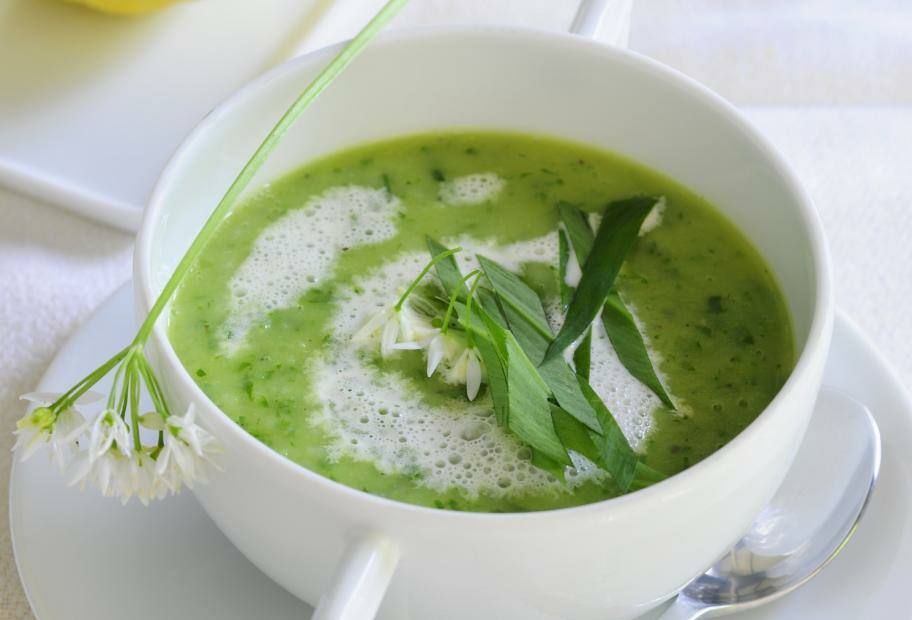 Cremige Bärlauchsuppe