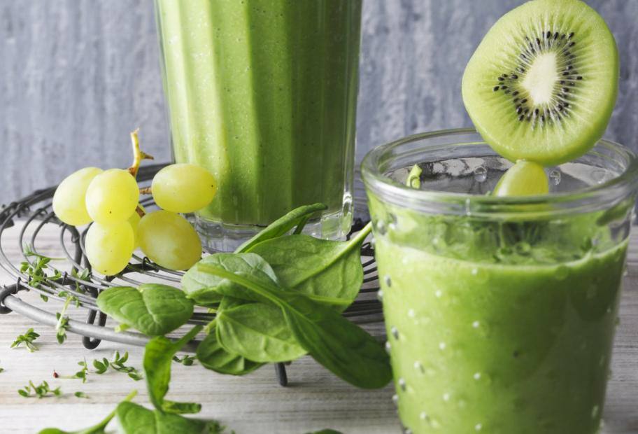 Spinat-Smoothie mit Weintrauben