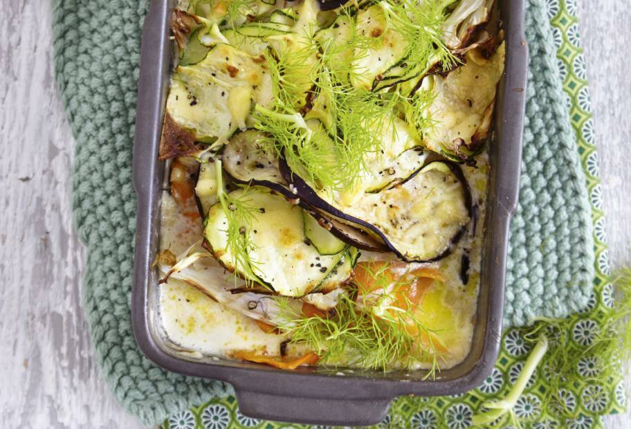 Gemuse Gratin Mit Kase Uberbacken Lowcarb De
