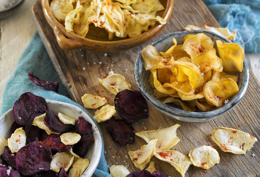 Selbstgemachte Gemüsechips