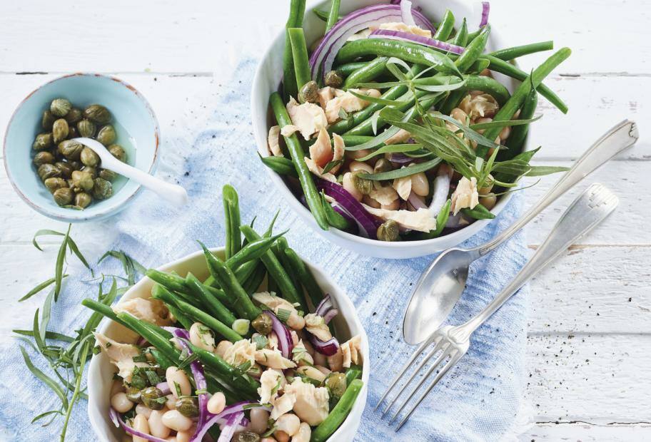 Bohnensalat mit Thunfisch