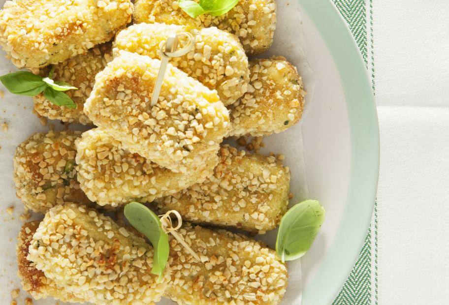 Käse-Zucchini-Kroketten
