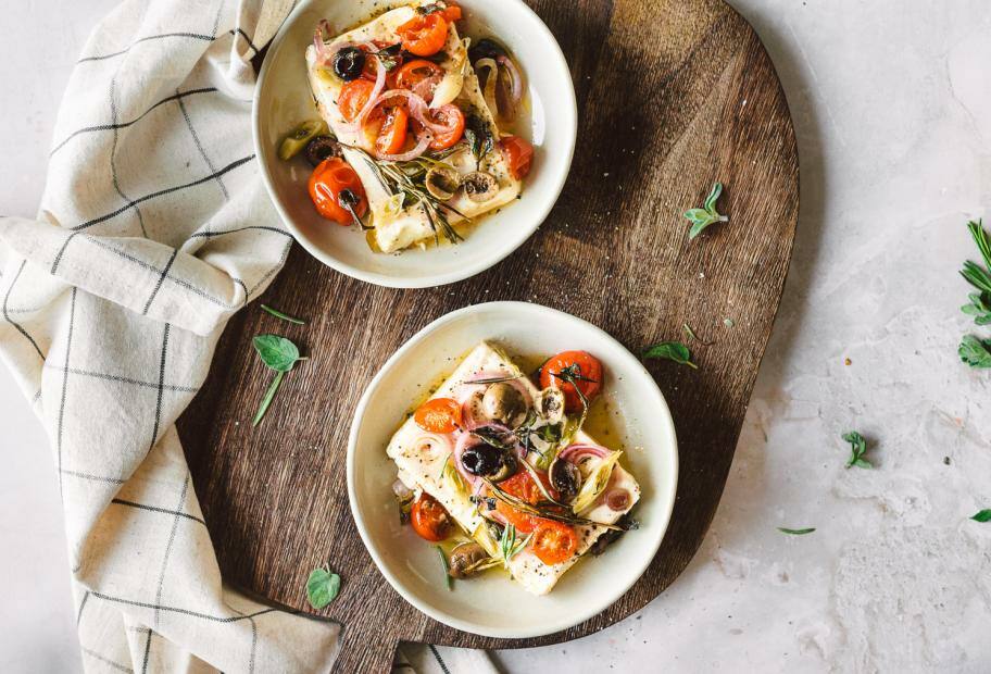 Feta-Päckchen mit Oliven | Lowcarb.de