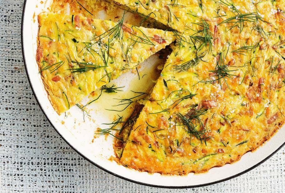 Zucchini-Speck-Frittata