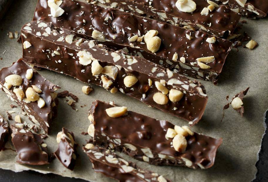 Schoko-Erdnuss-Riegel