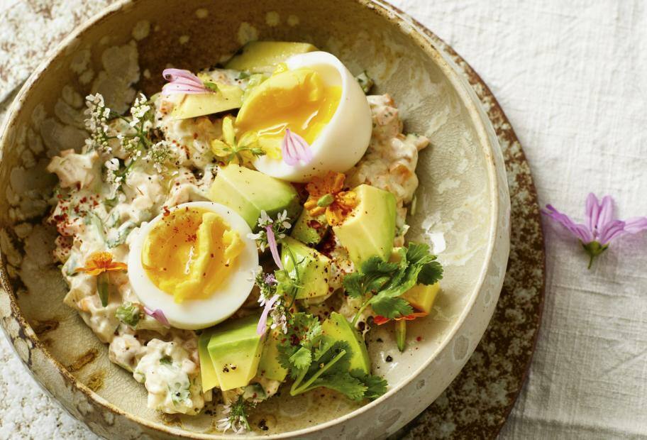 Eiersalat nach indischer Art