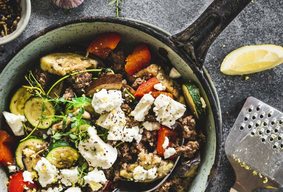 Schnelle Hackfleisch-Pfanne