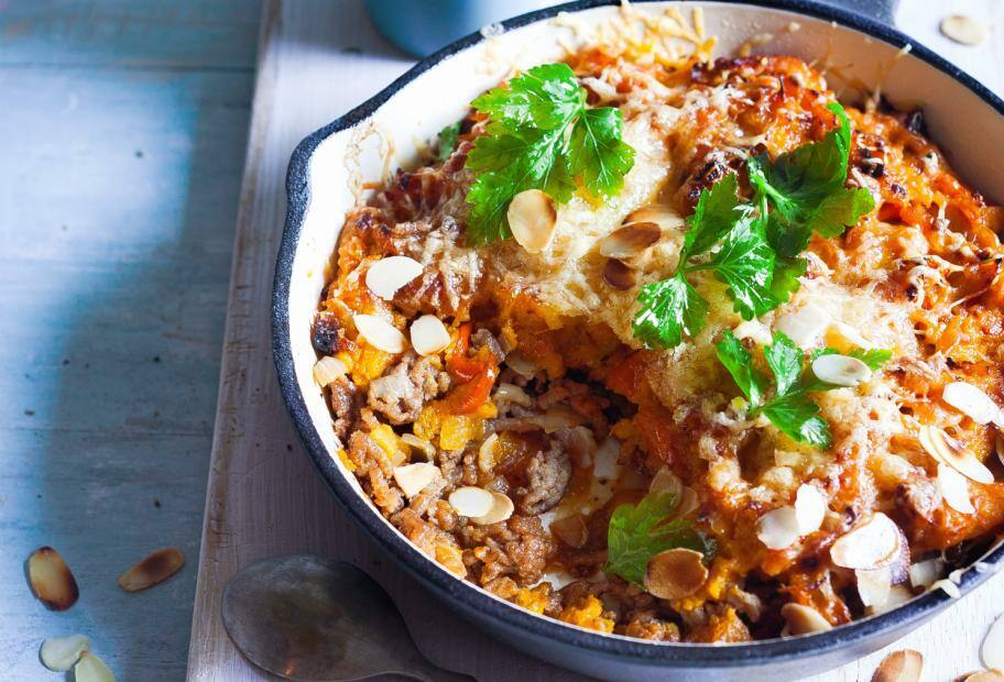 Kürbis-Hackauflauf | Lowcarb.de