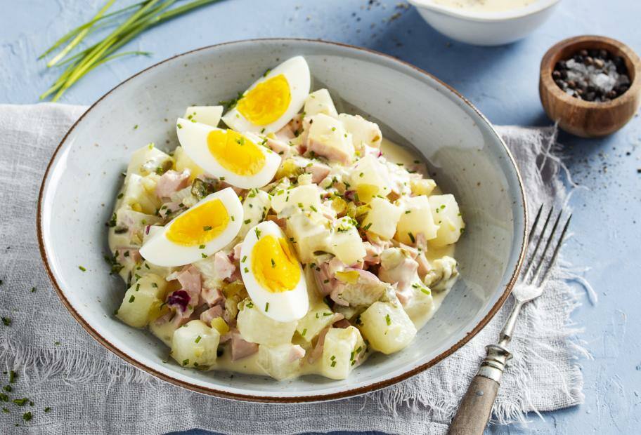 „Kartoffel-Salat“ aus Kohlrabi