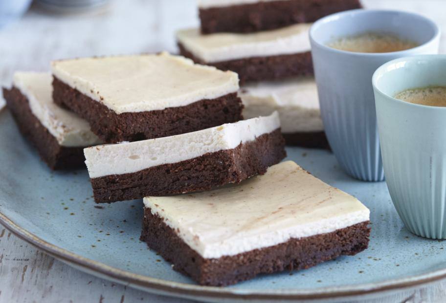 Brownie-Cheesecake ohne Zucker und Mehl