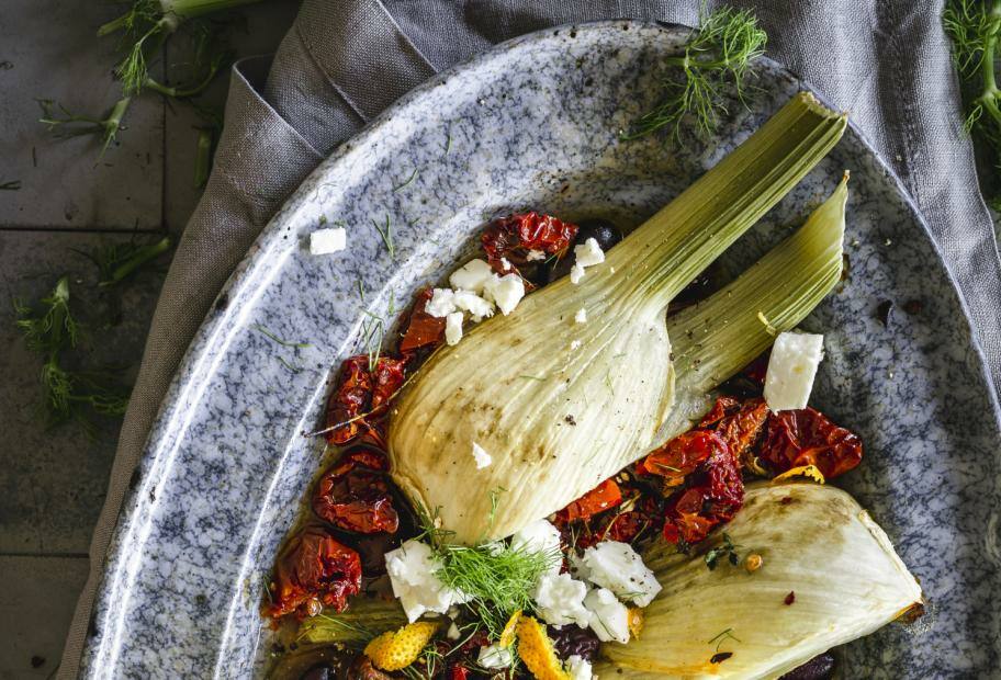 Gebackener Fenchel mit Feta