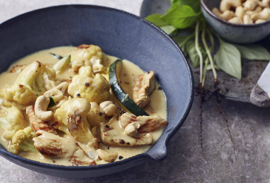Puten-Curry mit Blumenkohl