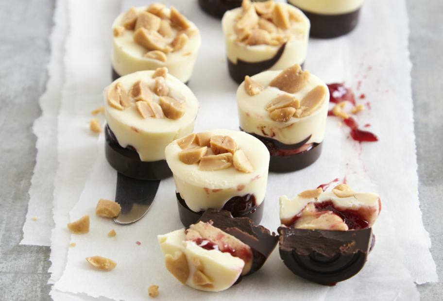 Erdnuss-Schoko-Pralinen selber machen