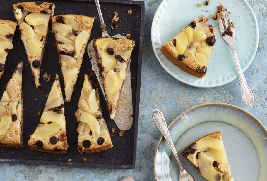 Schoko-Birnen-Kuchen