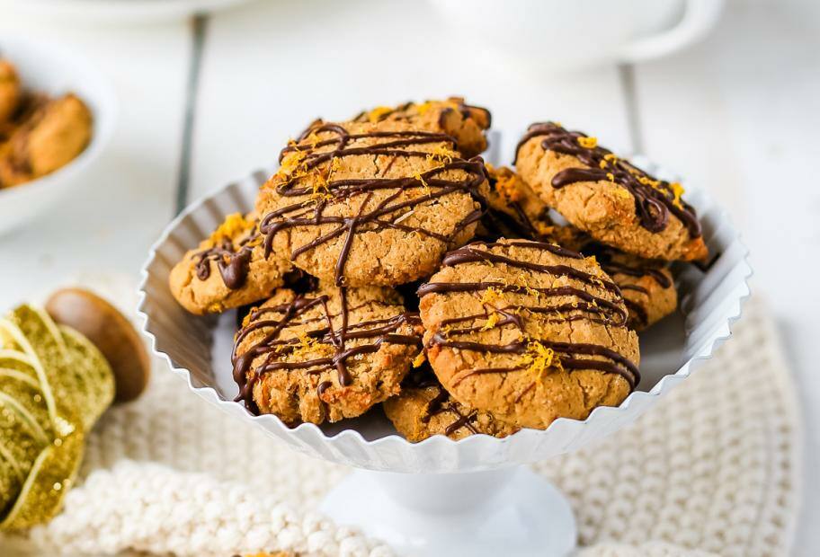Orangenplätzchen aus Kichererbsen