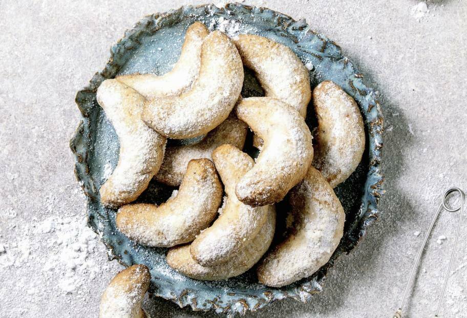 Vanillekipferl ohne Zucker und Mehl