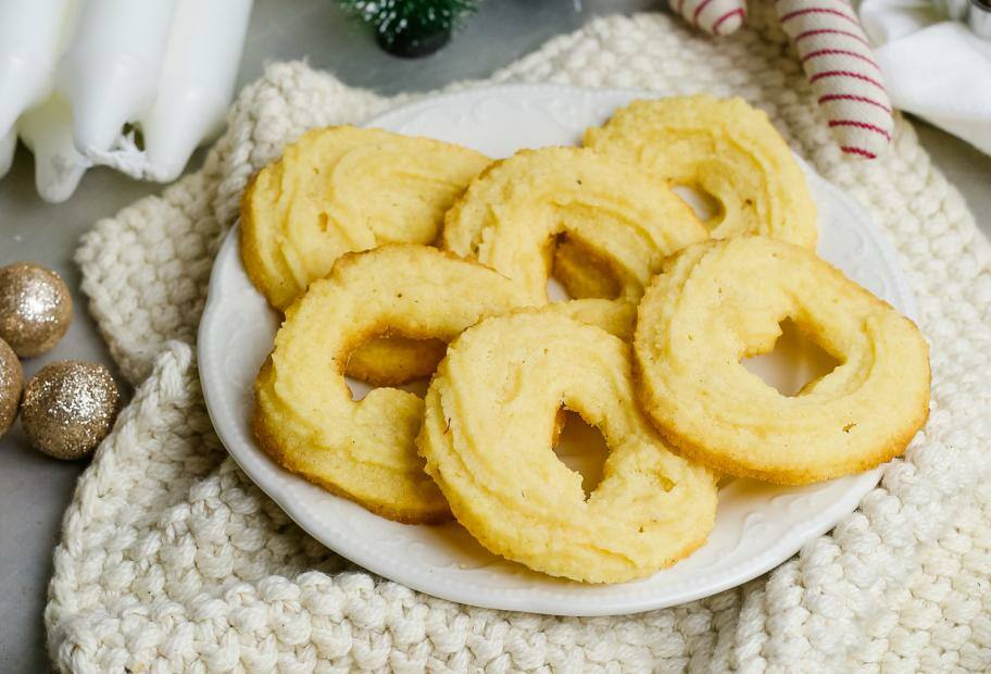 Feines Mandel-Spritzgebäck