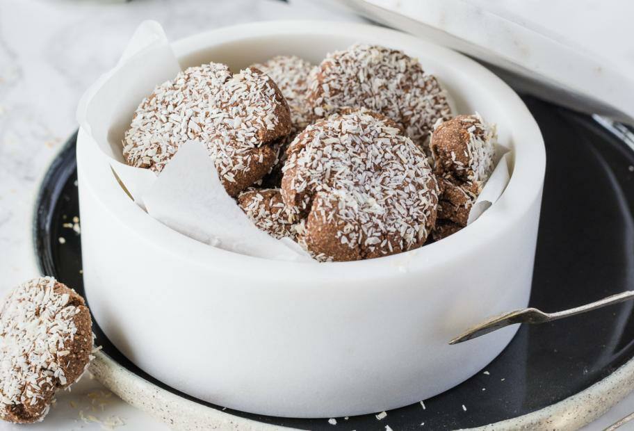 Low Carb Schoko-Kokos-Plätzchen ohne Mehl und Zucker
