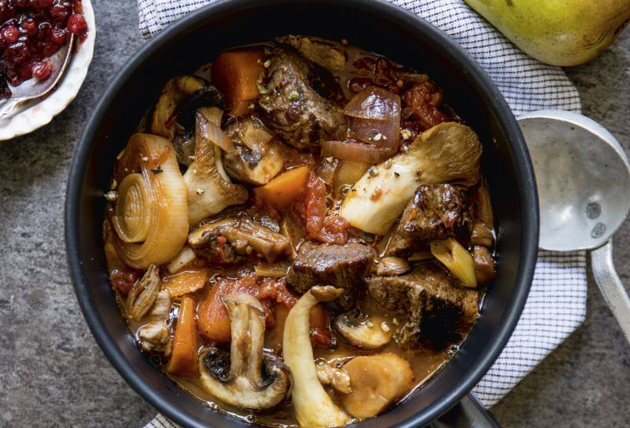 Hirschragout mit Wirsinggemüse