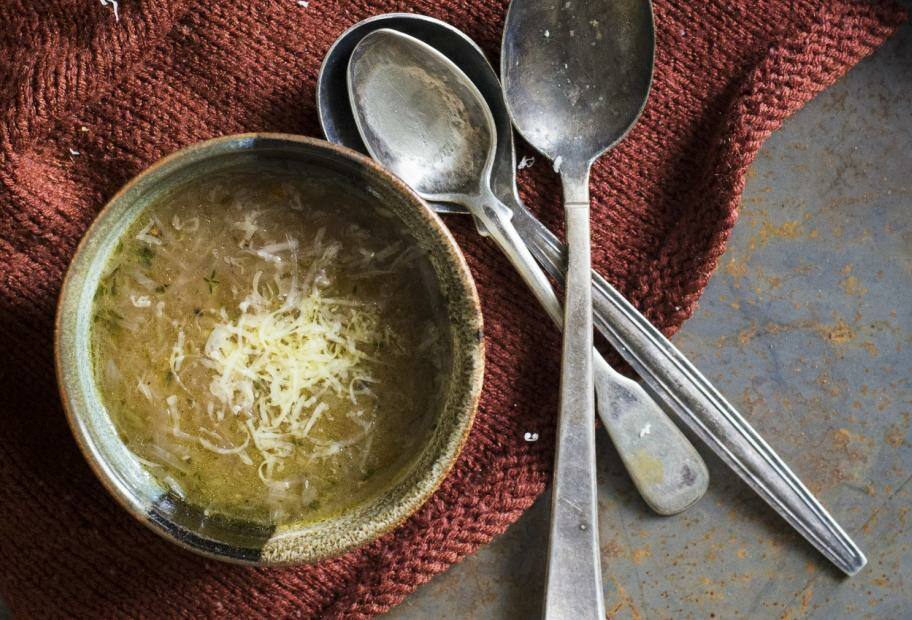 Französische Zwiebelsuppe