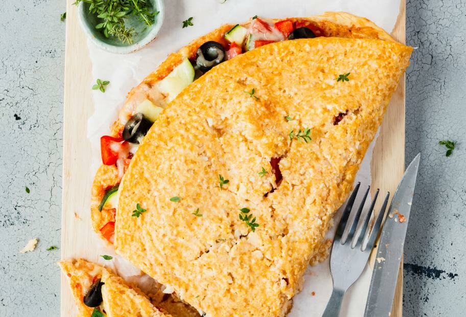 Die beste Blumenkohl-Calzone mit vegetarischer Füllung