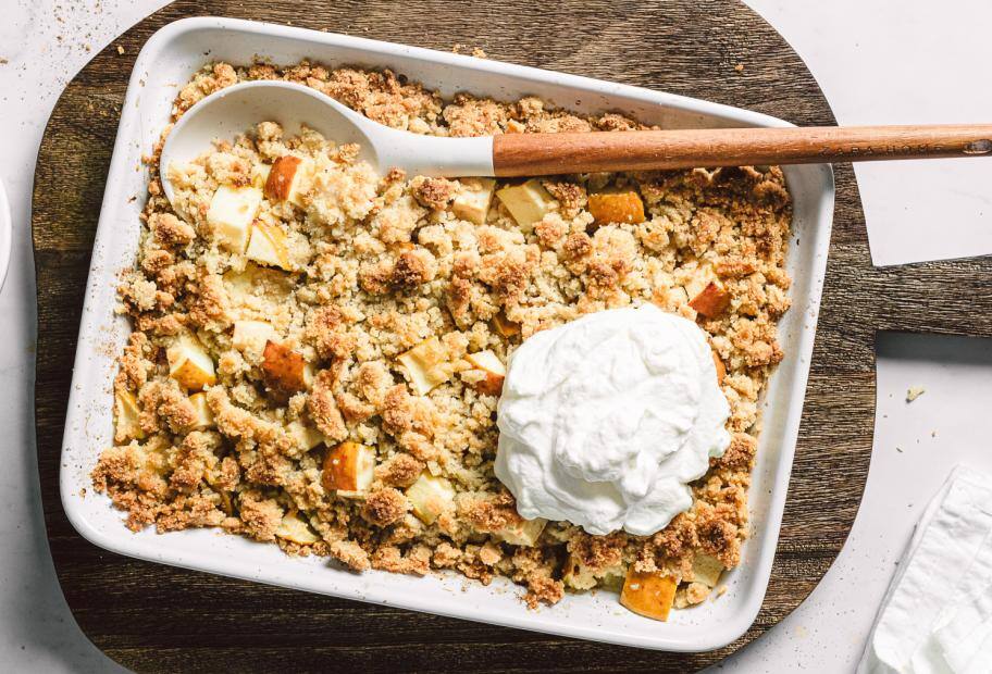 Apfel-Zimt Crumble