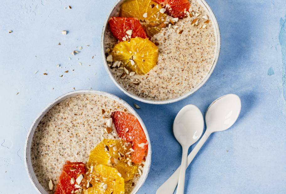 Porridge mit Zitrusfrüchten