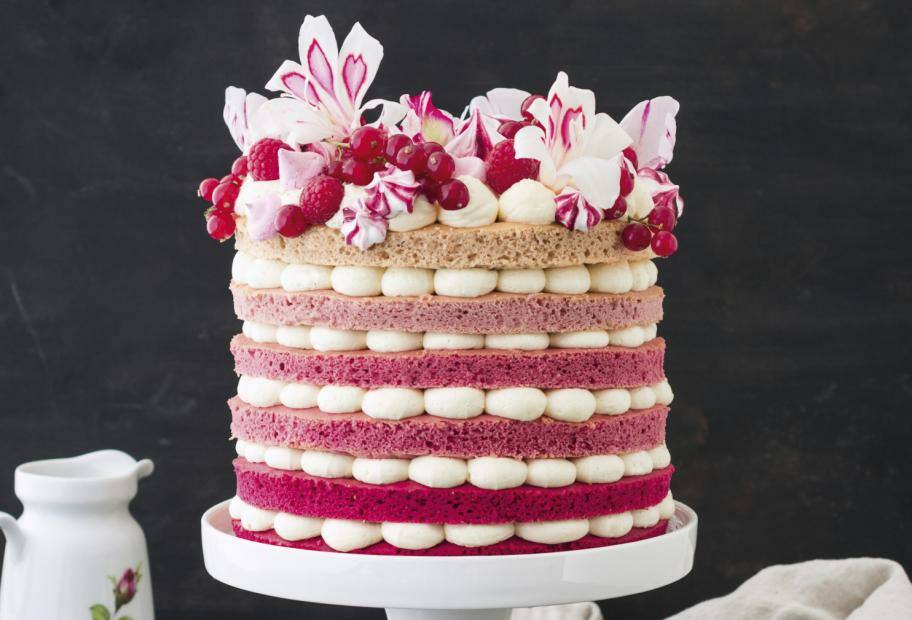 Ombre Berry Cake