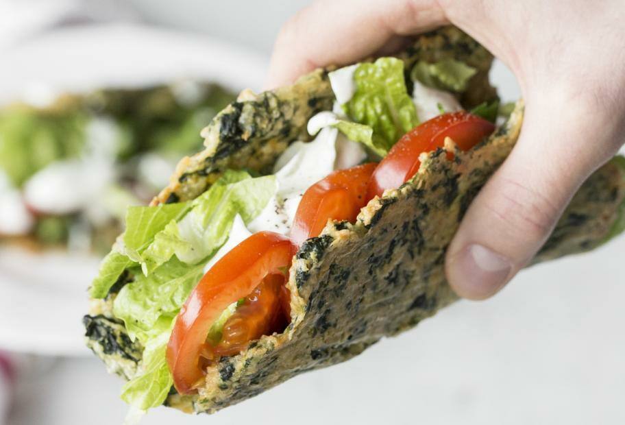 Blumenkohl-Spinat-Tacos