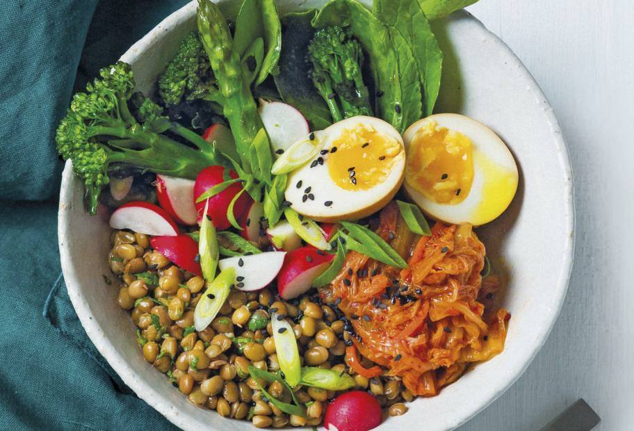 Die würzigste Asia-Rainbow-Bowl mit viel Protein