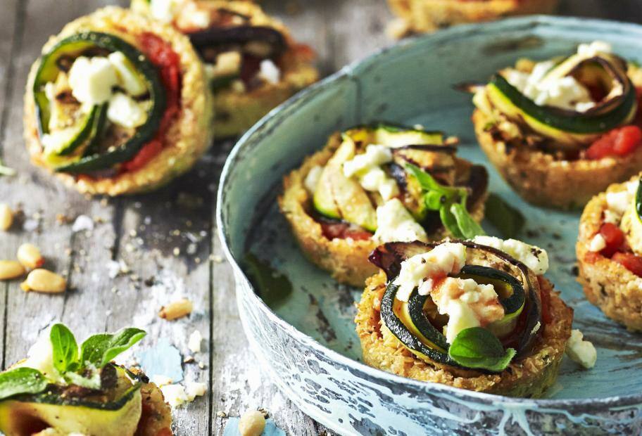 Yummy Pizza-Muffins mit Gemüserosen ohne Mehl