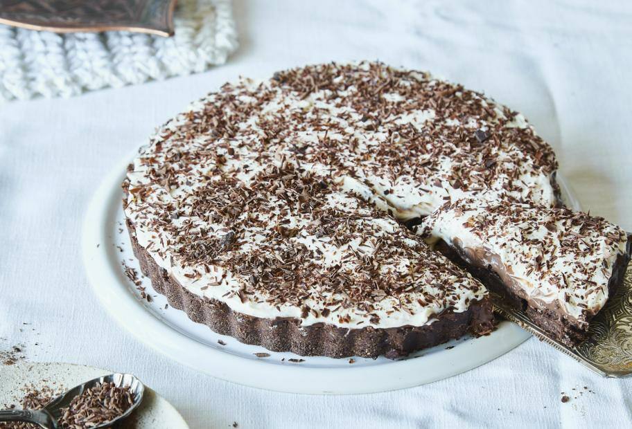 Himmlische Mousse au Chocolat-Tarte ohne Backen