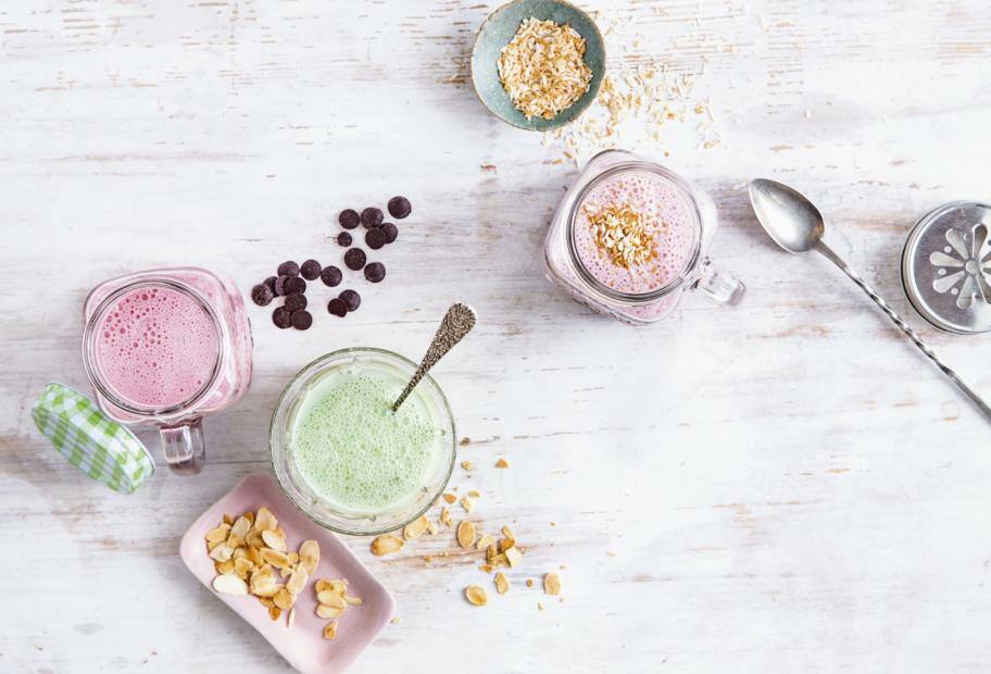 Matcha-Shake mit griechischem Joghurt