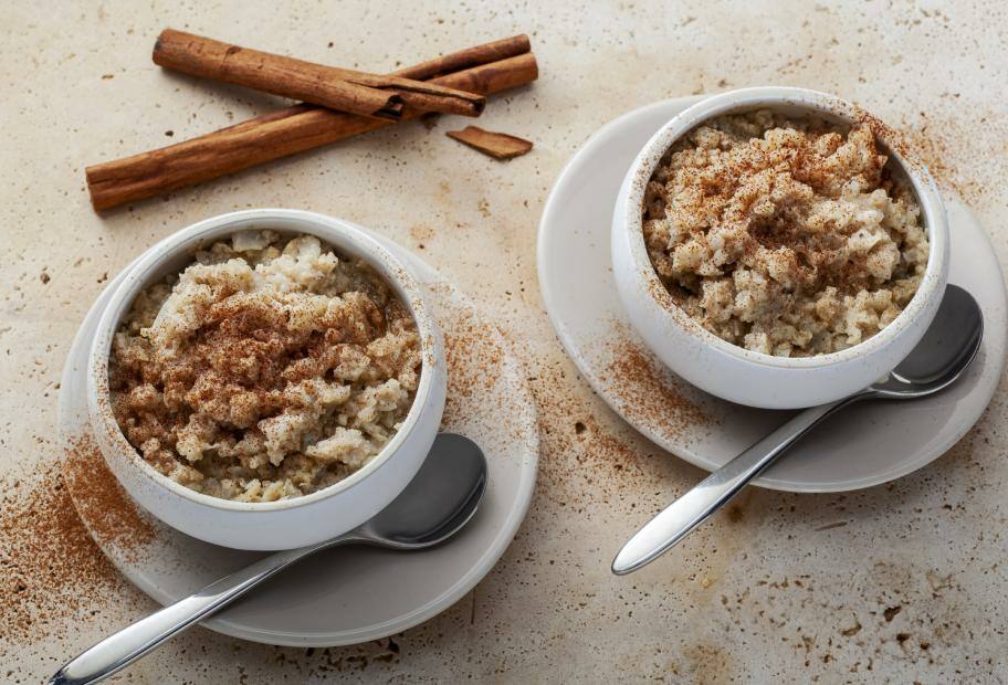 Veganer "Reis"-Pudding aus Blumenkohl