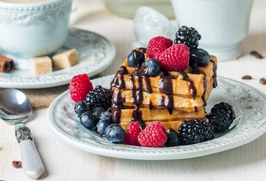 Belgische Waffeln ohne Zucker und Mehl