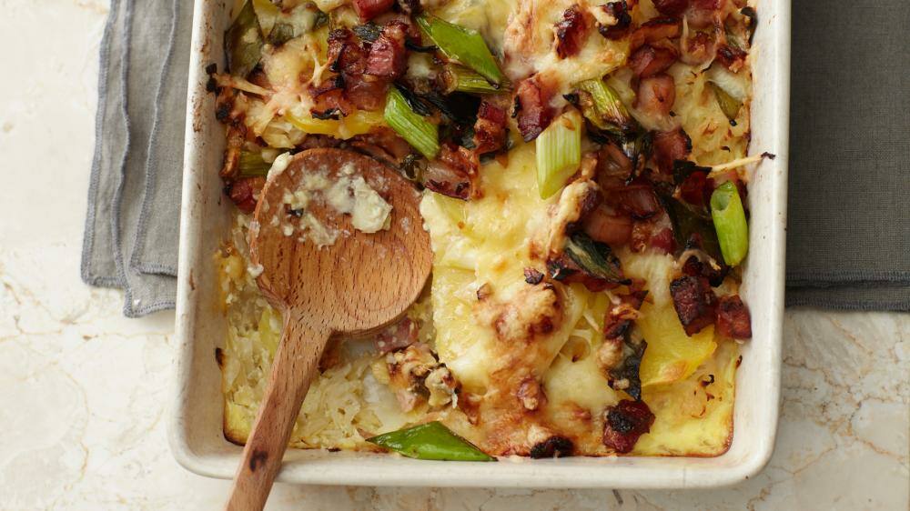 Low Carb SauerkrautKasselerAuflauf schnell und einfach