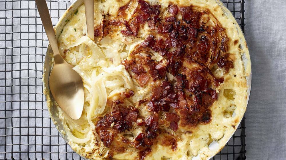 Fenchelauflauf mit Bacon | Lowcarb.de