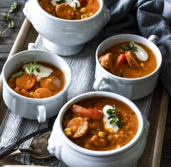 Deftiges Wurstgulasch