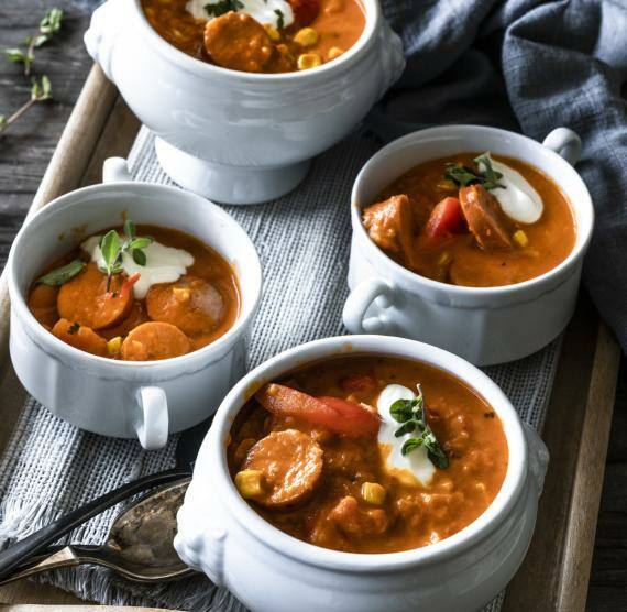 Deftiges Wurstgulasch