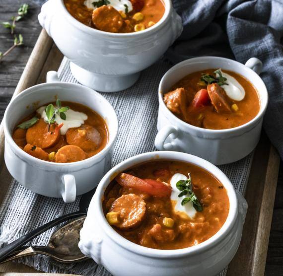 Deftiges Wurstgulasch