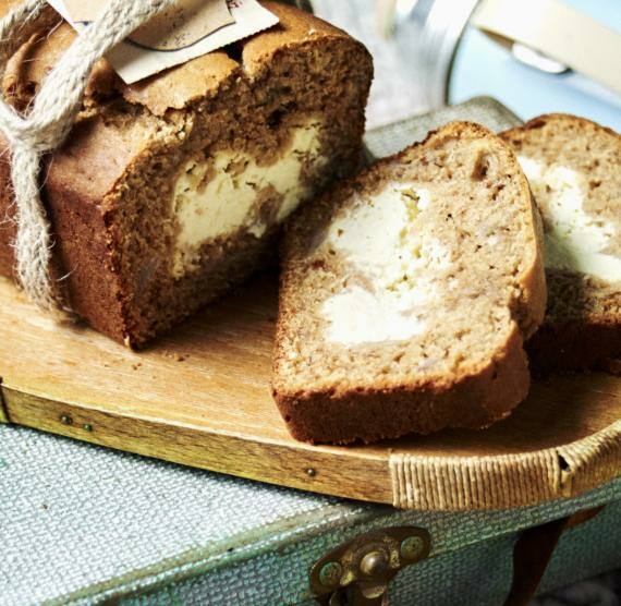 Bananenbrot aus Brett