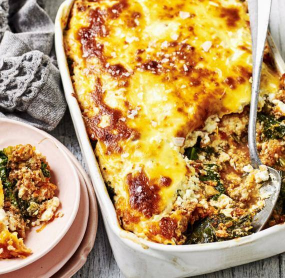 Low Carb High Protein Lasagne mit Hackfleisch und Zucchini